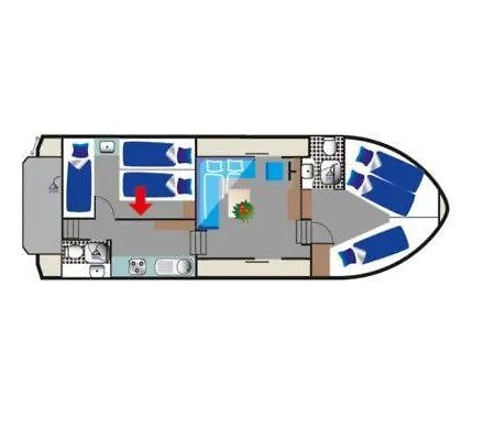 Houseboats At Marina By Kuhnle-tours * Niderviller